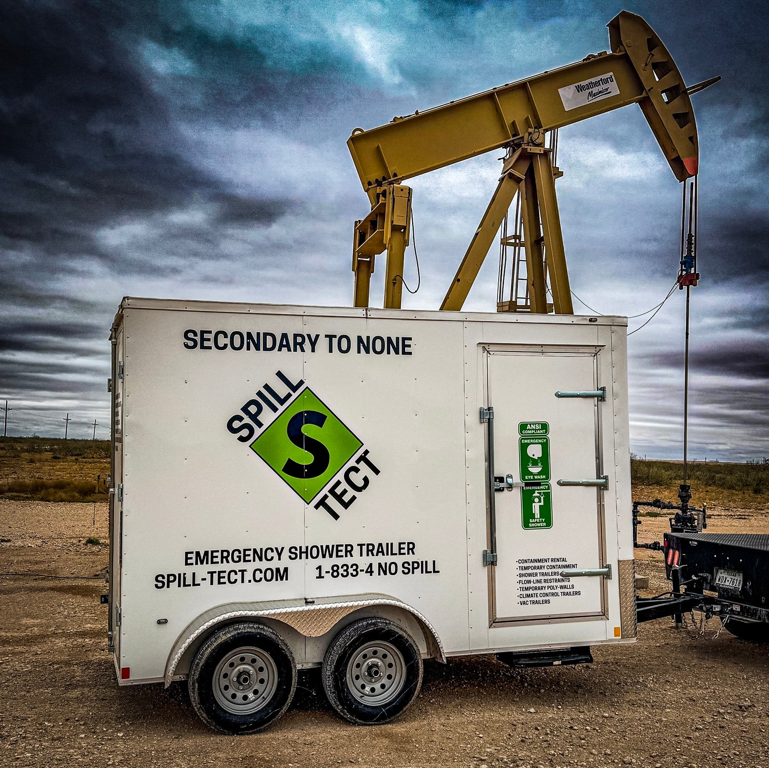 EMERGENCY SHOWER AND EYE WASH STATION TRAILERS